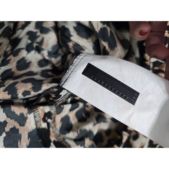 RED Valentino Lightweight Leopard Animal Print Tie Waist Designer Coat - Picture 15 of 16